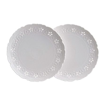 Тарелки мелкие набор 2шт 25*2,5см фарфор Style обеденные (12)