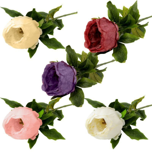 Цветы искусственные Пион 80см JC-11741 (432)