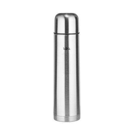 Термос 1,2л нерж.сталь стальной LARA LR04-12 двойные стенки, крышка-чашка (24)