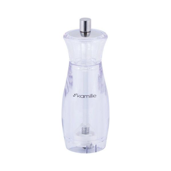 Мельница для специй 4,5*14см (акрил, керамический механизм) (7022)