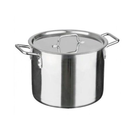 Котел 25л нерж.сталь ОБЩЕПИТ высокий d35см, h30см капс.дно ТРС КТ-ОБ-25КВ (1)