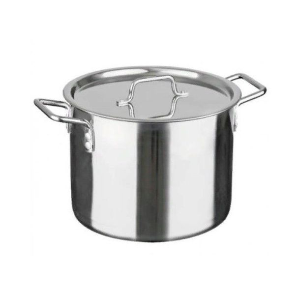 Котел 25л нерж.сталь ОБЩЕПИТ высокий d35см, h30см капс.дно ТРС КТ-ОБ-25КВ (1)