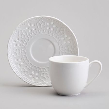 Чайный набор 4пр фарфор Style на 2 персоны 220мл (18)