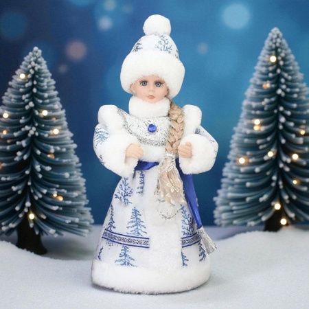 Фигурка новогодняя Снегурочка H40см 1326-12/JC-10344 (36)