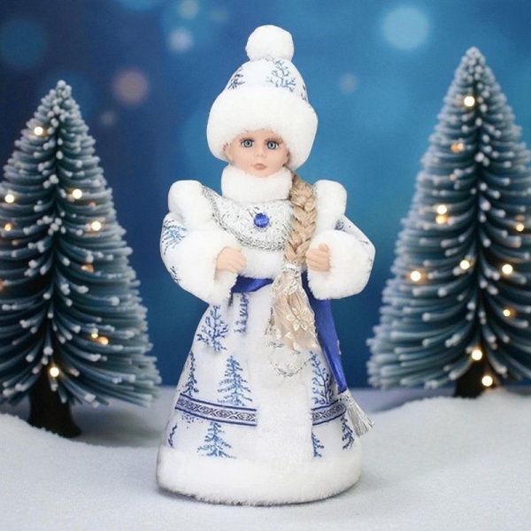 Фигурка новогодняя Снегурочка H40см 1326-12/JC-10344 (36)