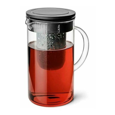 Чайник заварочный 1000мл пластик/стекло Evora EVR-100 (12)