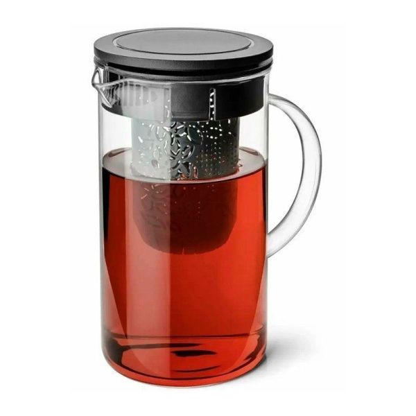 Чайник заварочный 1000мл пластик/стекло Evora EVR-100 (12)