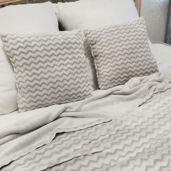 Плед 200*220 фланель двухсторонний ДомВелл рис. 10