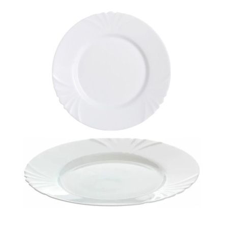 Тарелка мелкая 25см стеклокерамика КАДИКС Н4132 Е9596 40239 (24)