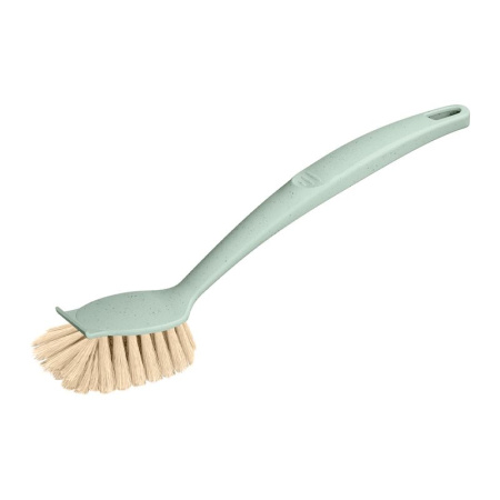 Щетка для посуды 27,5*7см пластик с эргономичной ручкой зеленый флэк (22) 221247018/04