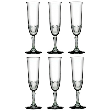 Бокалы для шампанского набор 6шт 163мл стекло КАРАТ (4)