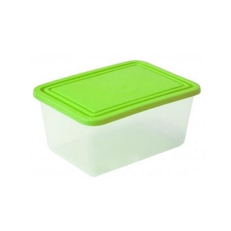 Контейнер пищевой 3л 170*115*220мм пластик Салатовый/Фисташковый прямоугольный (16)