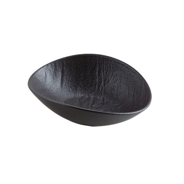 Салатник 25*16,5*6см фарфор SLATESTONE черный овальный WL-661120/A (3/18)