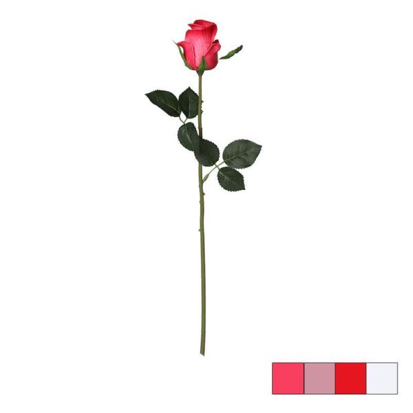 Цветы искусственные Роза 45см латекс J103 (48/480)