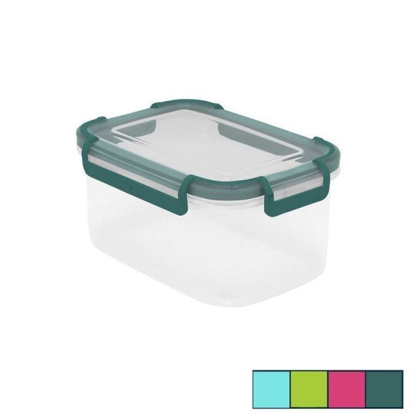 Контейнер пищевой 1,6л пластик герметичный с защелками (20/11)