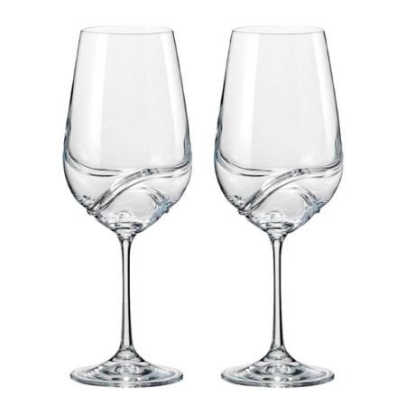 Бокалы для вина набор 2шт 550мл стекло ТУРБУЛЕНЦИЯ
