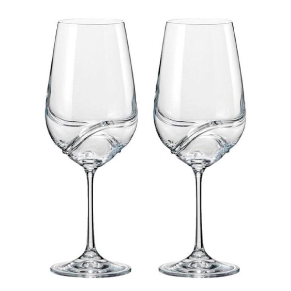 Бокалы для вина набор 2шт 550мл стекло ТУРБУЛЕНЦИЯ