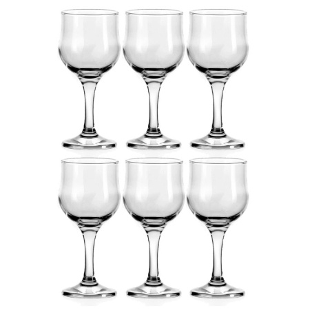Бокалы для воды набор 6шт 315мл стекло ТЮЛИП (8)