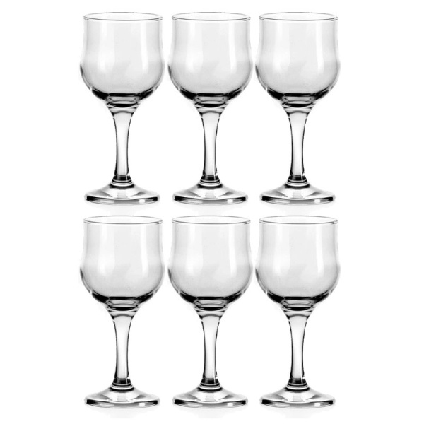 Бокалы для воды набор 6шт 315мл стекло ТЮЛИП (8)