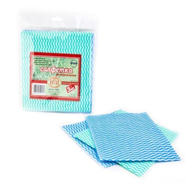 Салфетка перфорированная 3шт 32*34см УНИВЕРСАЛЬНАЯ СХ011 (40)