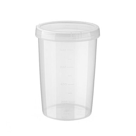 Контейнер пищевой 1л 10,7*15см пластик ВИНТАЖ ТВИСТ с завинчивающейся крышкой (33)