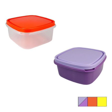 Контейнер пищевой 850мл 140*140*63мм пластик квадратный А403 (93)