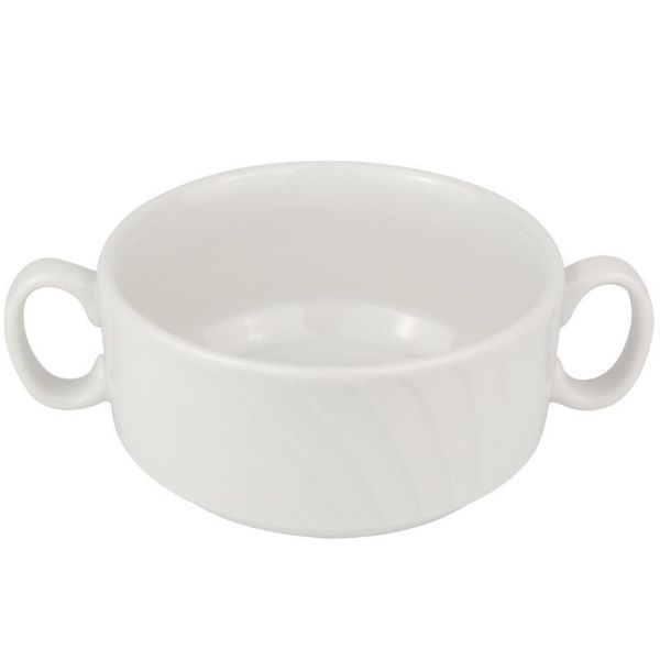 Бульонница 330мл фарфор БЕЛЬЕ Голубка (8)