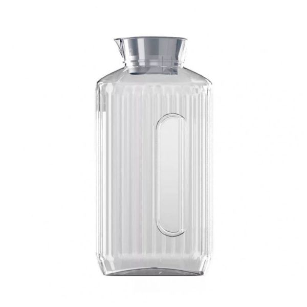 Кувшин 1,5л 11,8*8,5*22см пластик TREND серый металлик (12)