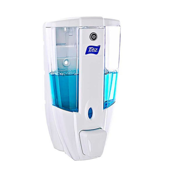 Дозатор для жидкого мыла/шампуня 450мл пластик TITIZ (T190) (16)