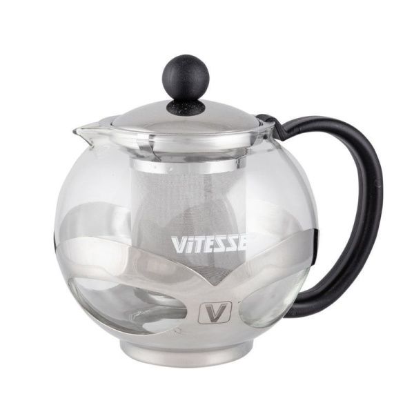 Чайник заварочный 750мл стекло с мет.ситом VITESSE VS-8328 (36)