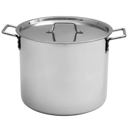 Котел 30л нерж ОБЩЕПИТ D40см H26см толщина стенок 0,8мм индукция КТ-ОБ-30К (1)