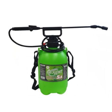 Опрыскиватель пневматический 5л пластик Лазурит (6)