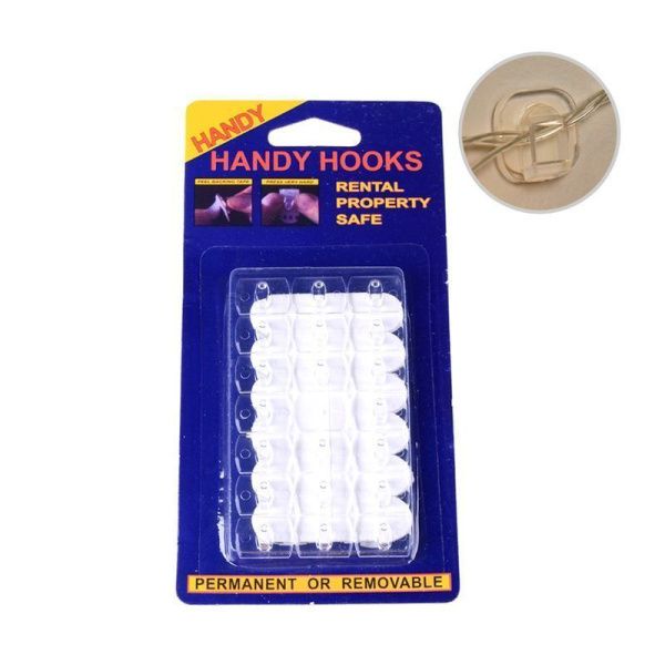 Крючок для крепления гирлянды набор 20шт. 14*18мм CL-20  (10/240)