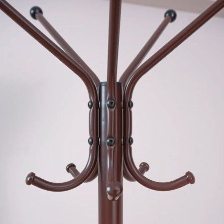 Вешалка напольная 5 крючков 69,5*69,5*182см металл МегаЛуч коричневая (1)