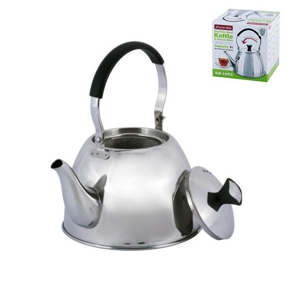 Чайник заварочный 1л нерж.сталь (24)