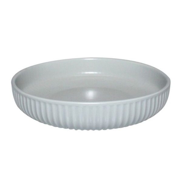 Тарелка мелкая 20,3см фарфор серый круглая P020-8/JC-14516 (40)