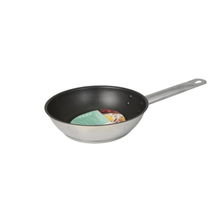 Сковорода 20см h6см нерж.сталь АП ОБЩЕПИТ без крышки толщ.0,6мм индукция ТРС КТ-ОБ-СА-20 (4)