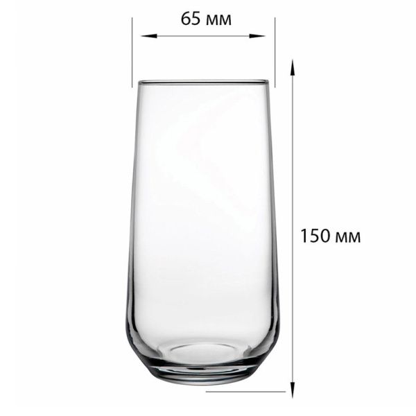 Стакан 470мл стекло АЛЛЕГРА (12)