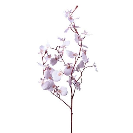 Цветы искусственные Орхидея Онцидиум светло-сиреневая 81см