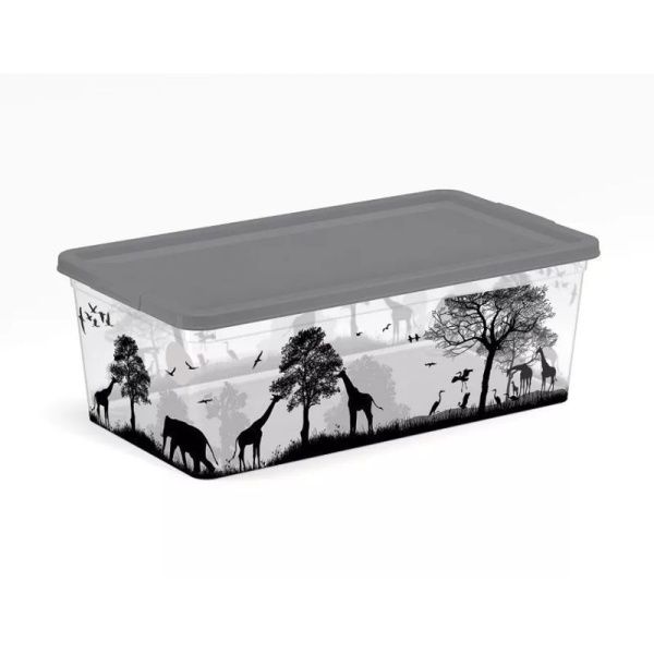 Ящик для хранения 10л 370*260*140мм пластик Africa (9)