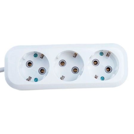 Удлинитель с заземлением 3 гнезда 3м 16А/3,5кВт ПВС3х1,0  Smartbuy SBE-16-3-03-Z (40)