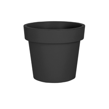 Кашпо 50л 41,5*47,7см пластик ЛОФТ серый (5)