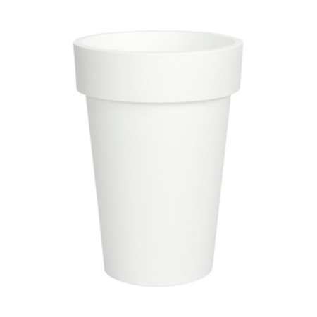 Кашпо 120л 56,3*75см пластик ЛОФТ ЛОНГ белый (2)