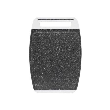 Доска разделочная 300*200мм пластик ХЕВИ черный камень (16)