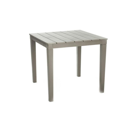 Стол квадратный пластик Прованс 80*80см на 4-х опорах h70см грэй (1)