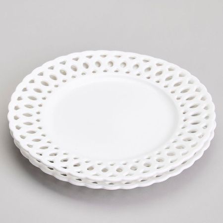 Тарелки мелкие набор 2шт 20*2,5см фарфор Style десертные (18)