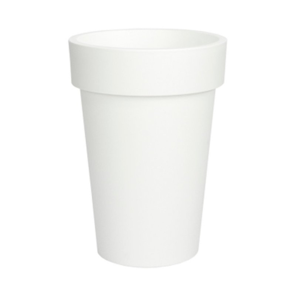 Кашпо 120л 56,3*75см пластик ЛОФТ ЛОНГ белый (2)