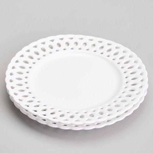 Тарелки мелкие набор 2шт 20*2,5см фарфор Style десертные (18)