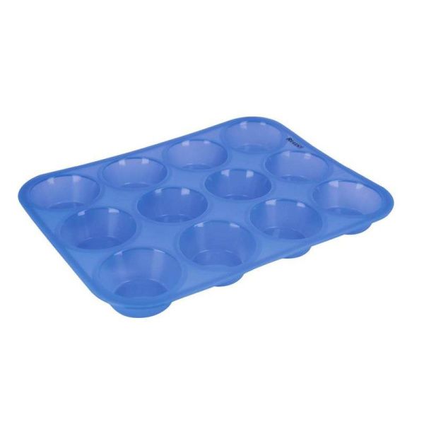 Форма для кексов 12 ячеек 33*25*3см силикон Silicone 93-SI-FO-08 (20)