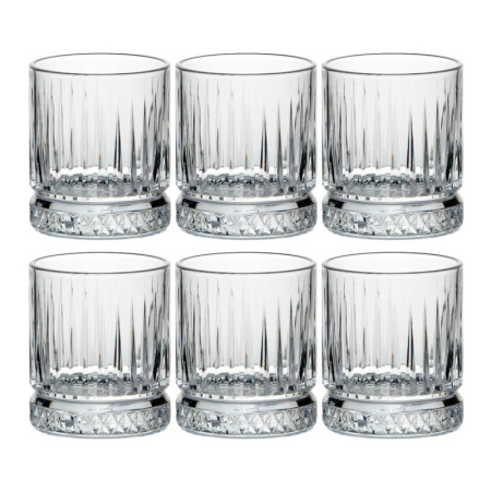 Стаканы набор 6шт 355мл стекло ЭЛИЗИЯ низкие (8) 520004/JC-15587
